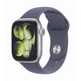 Apple Watch Series 11 Cellular 42mm Silber Aluminium Gehäuse mit Nebelviolett Sport Band - M/L