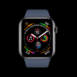 Apple Watch (Series 4) Aluminium 44 mm GPS - Space Grau