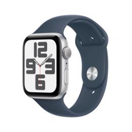AppleWatch SE Aluminium 44mm Silber MREE3QF/A Sportarmband Sturmblau M/L