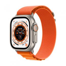 AppleWatch Ultra Titanium Cellular Alpine Loop orange Medium