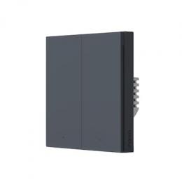 Aqara Smart Wall Switch H1(With Neutral, Double Rocker) grau - (HomeKit)