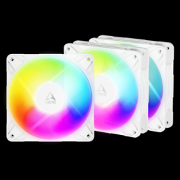 ARCTIC P12 PRO Reverse A-RGB weiß 3er-Pack | Gehäuselüfter