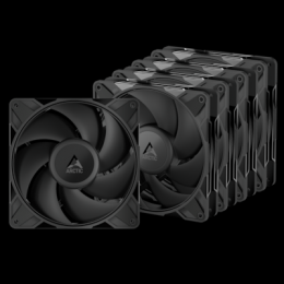 ARCTIC P14 PRO PST schwarz 5er-Pack | Gehäuselüfter