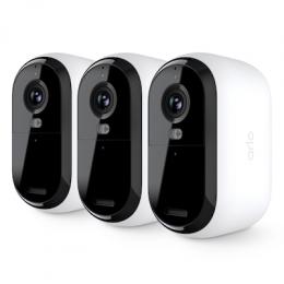 Arlo Essential 3 2K Sicherheitskamera Weiß 3er Set 4MP (2560x1440), WLAN, Akku, Indoor/Outdoor, Intelligente Erkennung