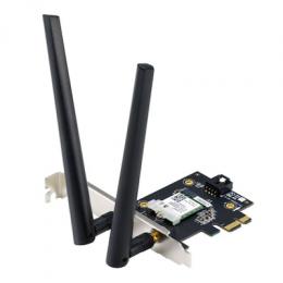 ASUS PCE-AXE5400 PCI-E Adapter AXE5400 Triband, PCI Express, 2x Externe Antenne