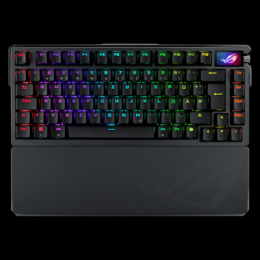 ASUS ROG Azoth Extreme RGB Gaming Tastatur mit 75% Layou B-Ware - kabellose RGB Gaming Tastatur im Layout 75% mit Bluetooth und einem OLED Display zum
