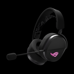 ASUS ROG Pelta Gaming Headset mit Bluetooth, 2,4 GHz, 50-mm-ROG-Titanmembran-Treibern, 10-mm-Superbreitband-Boom-Mikrofon