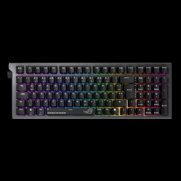 ASUS ROG Strix Morph 96 WL DE Gaming Tastatur - kabellose Gaming Tastatur mit hot-swap ROG NX V2-Switches, seitliche RGB-Beleuchtung