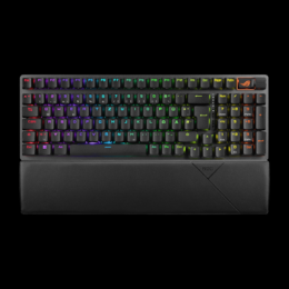 ASUS ROG Strix Scope II 96 Wireless mechanische Gaming Tastatur mit ROG NX-Switches und Handballenauflage