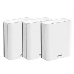 ASUS ZenWiFi BQ16 WiFi 7 Mesh System 3er-Pack WLAN BE25000 Quadband, 2x 10GbE + 3x 1GbE (pro Einheit), Abdeckung bis zu 1022 m²