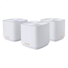 ASUS ZenWiFi XD4 Plus WiFi 6 Mesh System 3er-Pack Weiß AX1800 Dual-Band, 2x Gigabit LAN, AiMesh