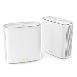 ASUS ZenWiFi XD6S WLAN Router 2er-Pack Weiß [WiFi 6 (802.11ax), Dual-Band, bis zu 5.400 Mbit/s]