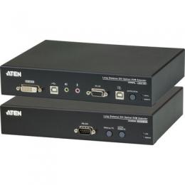 ATEN CE690 Konsolen-Extender, DVI ber LWL, USB, RS232, mit Audio, max. 20km via Glasfaser