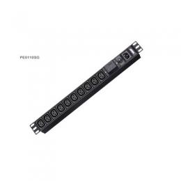 ATEN PE0110SG Stromverteilung 1HE 10A 10-Port IEC-C13 Basic PDU mit berspannungsschutz