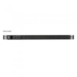 ATEN PE0216SG Stromverteilung 10A 16-Port IEC-C13 Basic PDU mit berspannungsschutz