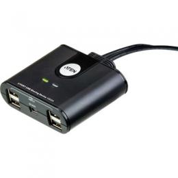 ATEN US224 USB 2.0 Data Switch, 4 USB-Gerte an 2 PC, elektronisch