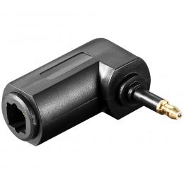 Audio-Adapter 3,5 mm Mini-Winkelstecker mit Toslinkkupplung