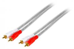 Audio Anschlusskabel 2x Cinch, 3 Meter