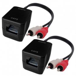 Audio Extender RJ45 + 2x Cinch,