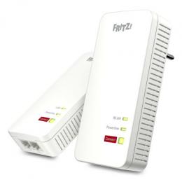 AVM FRITZ!Powerline 1240 AX WLAN Set 2x Adapter (1240 AX + 1210), bis zu 1.200 MBit/s, WLAN AX bis zu 600 MBit/s, 2x Gigabit LAN