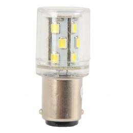 Barthelme LED 360° Rundumleuchte mit 15 LEDs, Ba15d, 24VAC/DC, 20x45mm, grün, typ. 32lm