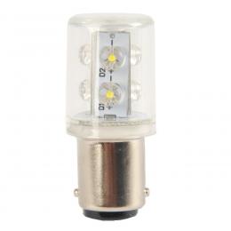 Barthelme LED 360° Rundumleuchte mit 6 LEDs, Ba15d, 240VAC, 20x45mm, weiß, typ. 16lm