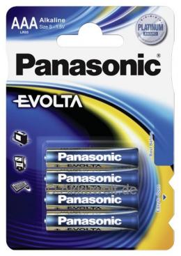 Batterie Panasonic Evolta LR03 Micro AAA 4er Blister 1,5V Size S