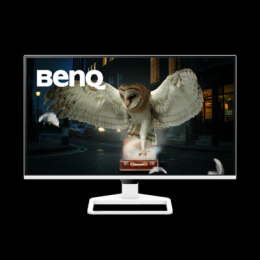 BenQ EW270Q Gaming Monitor 68,58cm (27 Zoll) weiß QHD, 16:9, 1ms, 350cd/m², 200Hz, HDR10, 1x USB-C, 5W Lautsprecher, High Pixel Contrast