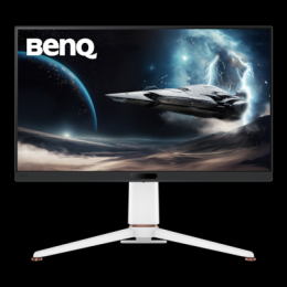 BenQ EX271U Gaming Monitor 68,58cm (27 Zoll) weiß 4K UHD, 16:9, 1ms, 400cd/m², 2x USB-C, KVM Switch enthalten