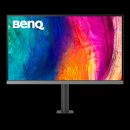 BenQ PD2706UA Design Monitor 68,58cm (27 Zoll) schwarz 4K UHD, 16:9, 5ms, 350cd/m², 1x USB-C, KVM Switch enthalten