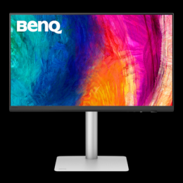 BenQ PD2730S 5K-Design Monitor 68,58cm (27 Zoll) silber 5K, 16:9, 5ms, 400cd/m², 2x USB-C, KVM Switch enthalten