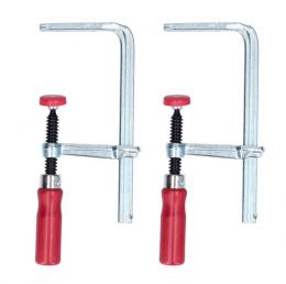 Bessey GTR 12 Set 2x Ganzstahl Tischzwinge mit Hebelgriff Zwinge 120 / 60 mm