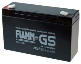 Blei Gel Akku Fiamm FG11201 PB IJ6-12HR 6V 12Ah Flamm