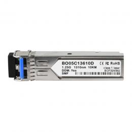 BlueOptics SFP Transceiver, 1000BASE-LX, SM, 1310nm, 10KM, LC-Duplex, DDM, 0C/+70C