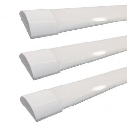 Blulaxa 3er-Set 40-W-LED-Langfeldleuchte slim, 4800 lm, neutralweiß, 4000 K, IP20, 120 cm