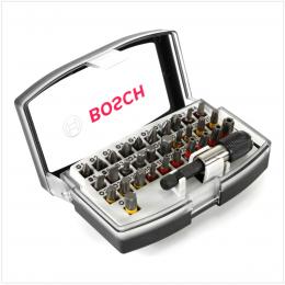 Bosch 32 teiliges Bit Set in robuster Box grau ( 2607017319 )