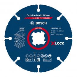 Bosch Expert Carbide Multi Wheel X-LOCK Trennscheibe ( 2608901195 ) 125 mm x 22,23 mm 10 Stk.