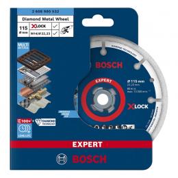 Bosch EXPERT Diamond Metal Wheel X-LOCK Trennscheibe 115 x 22,23 mm 1 Stk. ( 2608900532 ) Diamond Technology