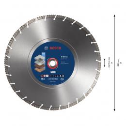 Bosch Expert MultiMaterial Diamant Trennscheibe 450 x 3,3 x 25,40  mm ( 2608900668 ) Diamond Technology für Tischsägen / Benzinsägen
