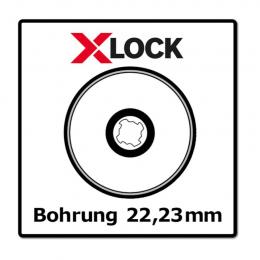 Bosch Expert X-LOCK Standard  for Metal Schruppscheibe 125 x 22,23 mm 10 Stk. ( 10x 2608619366 ) Gekröpfte Schruppscheibe