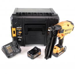 Bostitch BTCN 120 M2 Brushless 18 V Akku 16GA Stauchkopfnagler mit 2 x 4,0 Ah Akku + Ladegerät in TStak VI Box