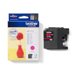 Brother LC-121M Tintenpatrone Magenta für 300 Seiten Kompatibilität: DCP-J132W // DCP-J152W // DCP-J552DW // DCP-J752DW // MFC-J470DW // MFC-J650DW