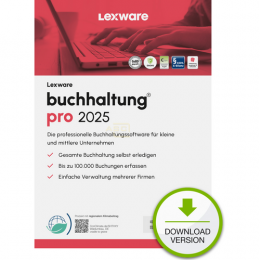buchhaltung pro 2025 Abonnement Lizenz   3 PC 1 Jahr (Download)