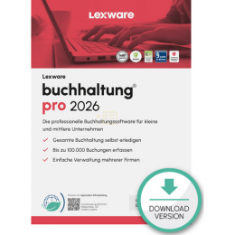 buchhaltung pro 2026 Abonnement Lizenz   3 PC 1 Jahr (Download)