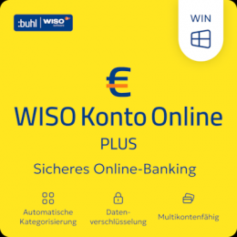 Buhl Data WISO Konto Online Plus 2027 [1 Nutzer / unbegrenzte Laufzeit]