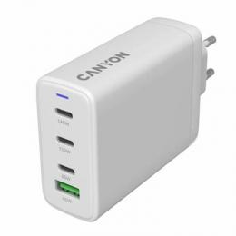 CANYON Charger CU140ACC GaN 150W 3xPD 1xQC EU White