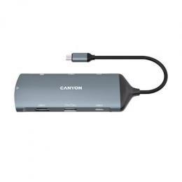 Canyon Docking DS-15 8in1 4k USB-C, dunkelgrau (CNS-TDS15)