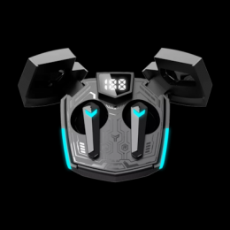 CANYON In-Ear Kopfhörer GTWS-2 Bluetooth 5.3, Berührungssteuerung, Gaming Black