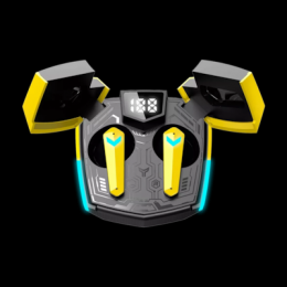 CANYON In-Ear Kopfhörer GTWS-2 Bluetooth 5.3, Berührungssteuerung, Gaming Yellow