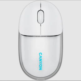 CANYON Maus OnClick 24 BT/ Wireless Transparent/Weiß